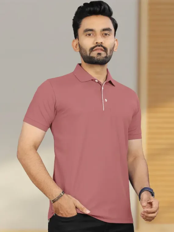 Men Solid Polo