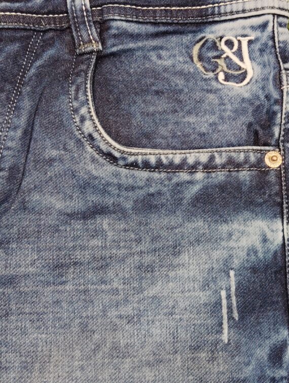 Mini Tapered Light Blue Fit Jeans For Men