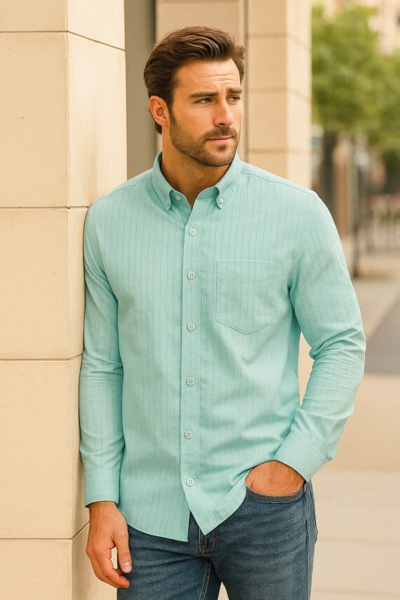 Men Slim Fit Casual Shirt