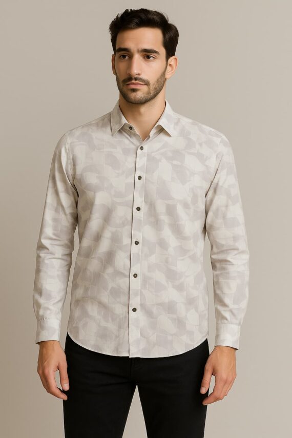 Men Regular Fit Solid  Shirt