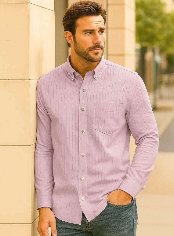 Men Slim Fit Casual Shirt