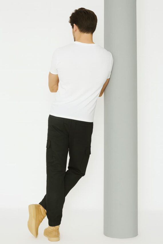 BLACK CARGO PANT FOR MEN