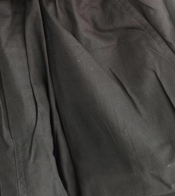 MENS LIGHT BLACK LINEN HALF PANT