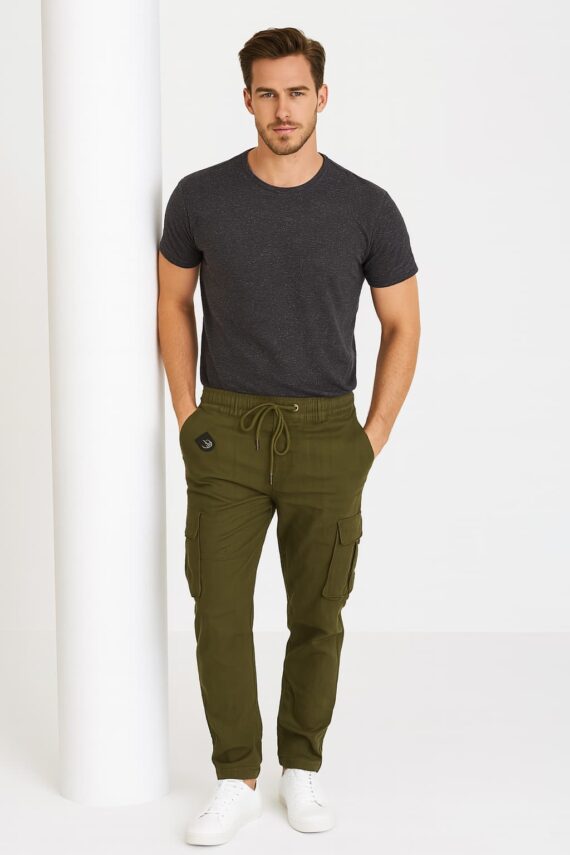 ARMY GREEN CARGO PANT FOR MEN