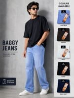Men's Loose Fit Baggy Jeans - Image 2