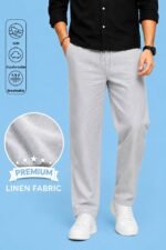 Linen Track Pant For Men / Lower - Image 5