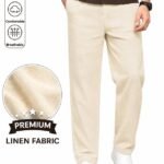 Linen Track Pant For Men / Lower