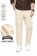 Linen Track Pant For Men / Lower