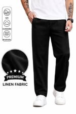 Linen Track Pant For Men / Lower - Image 4