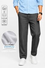 Linen Track Pant For Men / Lower - Image 2