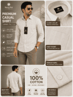 Brand Cotton Shirt For Men - Image 7